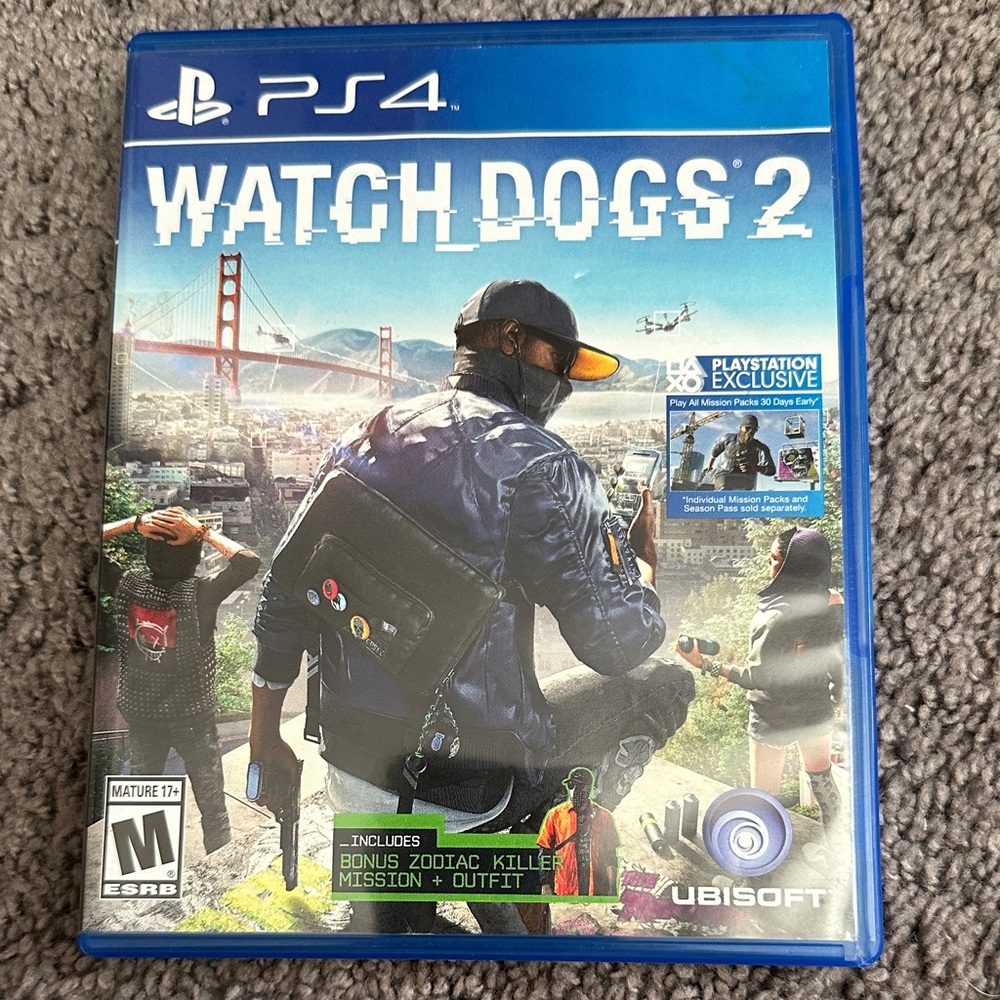 Watch Dogs 2 for PS4 - Blue Case by